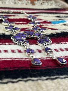 สร้อยคอเงินทำด้วยมือช่างฝีมือพร้อมหินโรเดียมและชุบทอง - Product Image 2