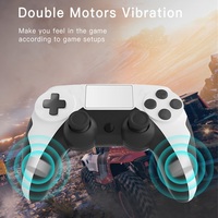 Manette sans fil P48, double vibration, gyroscope 6 axes, joystick de jeu, matériau ABS+PC, garantie de 6 mois pour PC