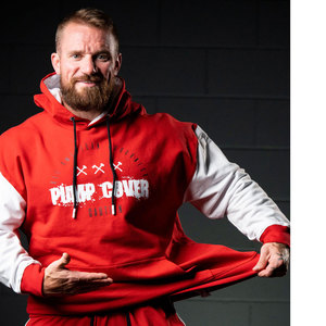 Sudadera con capucha de forro polar técnico 100% algodón con cremallera completa para hombre, al por mayor, con logo personalizado OEM, para fitness y invierno - Product Image 1