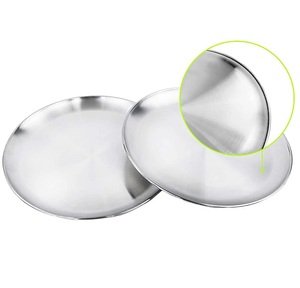 จานอลูมิเนียมสุดสร้างสรรค์,จานอาหารหัตถกรรมจานพาสต้าอะลูมิเนียมซุปแบบลึกสำหรับร้านอาหารโรงแรมสำหรับอาหารเย็น - Product Image 4