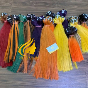 10 años de experiencia Extensiones de cabello Remy vietnamita crudo 8-32 pulgadas 100gms Paquete de cabello liso de hueso de color SDD barato Precio completo - Product Image 1