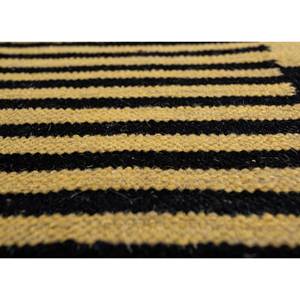 พรมขนสัตว์ทอแบบเรียบ Indusbar ADWL-13017 สีงาช้าง ผ้าฝ้ายออร์แกนิกผสมวิสโคส รูปทรงสี่เหลี่ยมผืนผ้า ลายปะติดปะต่อ สำหรับตกแต่งบ้าน ห้องโถง ขนาด 9x12 ฟุต - Product Image 3