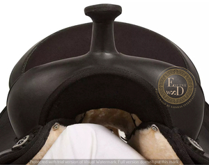 "Ensemble de selle de course à baril synthétique Western Premium léger, durable et confortable pour le rodéo, le trail et l'équitation Performance" - Product Image 5