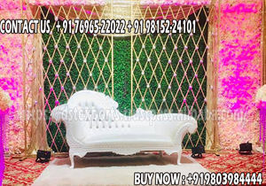 Sofá DE BODA árabe a la venta, conjunto de sofá de rey real de madera para boda, conjunto de sofá de escenario Walima musulmán - Product Image 2