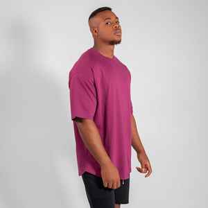 เสื้อยืดผู้ชายสีพื้นทรงปกติ ระบายอากาศได้ดี เป็นมิตรกับสิ่งแวดล้อม น้ำหนัก 240 กรัม ผ้าฝ้าย 100% รับสกรีนลายตามสั่ง ขายส่งจากโรงงาน - Product Image 3