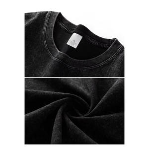 Camiseta formal de algodón 100% para hombre más vendida, personalizada, de gran tamaño, con hombros descubiertos, logotipo impreso, peso pesado, 180 gramos - Product Image 4