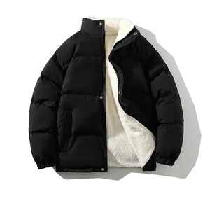 Chaqueta de invierno para hombre, ropa de calle, Parkas de lana, chaqueta de burbuja suelta para hombre - Product Image 1