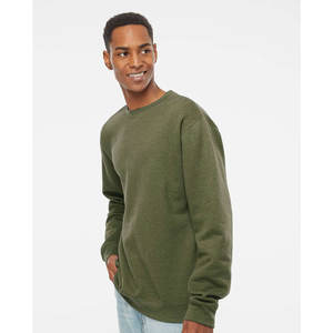 Custom Man Wholesale Soft Cotton <b>Fleece</b> <b>Sweatshirt</b> Crew Neck Jumper Men Gym Hoodie New - Product Image 2