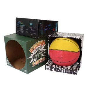 Boîte de présentation ondulée haute visibilité avec fenêtre, lot de 2, impression personnalisée pour tailles 3-7 (basketball, football, soccer) - Product Image 4