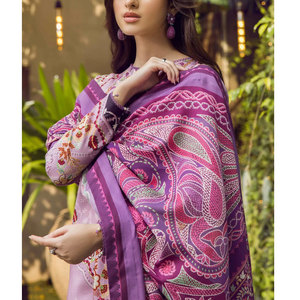 Collection de vêtements ethniques d'été 2023, robes 3 pièces sans coutures aux couleurs les plus éclatantes - Product Image 6