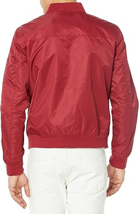 Veste d'université d'hiver pour hommes Logo personnalisé Fabricant de vêtements professionnels Tissu de laine Toile enduite Prix de gros - Product Image 3