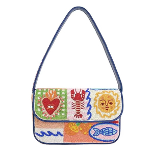Beast Quality Bead Fashion Multi design <b>Bag</b> Embroidery Seed Beaded Women Handbag Handmade <b>Summer</b> Shoulder <b>Bag</b> for Evening - Product Image 1