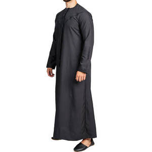 New 2026 Custom Modern Kuwait Style <b>Arabic</b> Saudi <b>Men's</b> Thobes Jubbah Plus Size Breathable High Quality Islamic Clothing 2026 - Product Image 4