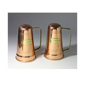 Ensemble de sel et de poivre en laiton finition or de grande qualité à prix raisonnable pour une présentation élégante des aliments et une décoration de table - Product Image 1