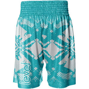 Pantalones cortos de boxeo de poliéster de cintura media para hombre, pantalones gordos sin costuras personalizados, sueltos y adecuados para Tallas grandes - Product Image 2