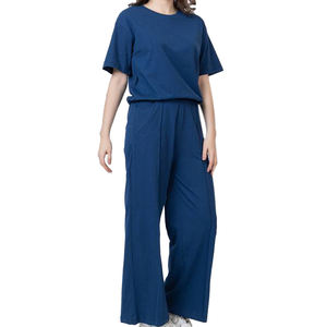 Ropa deportiva, camisetas, chándal para mujer, camiseta de gran tamaño con hombros caídos, conjunto de pantalones, ropa de calle, camiseta, trajes de chándal - Product Image 5