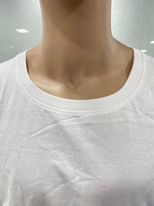 Camiseta blanca de punto de poliéster/algodón Personalizable Color y tamaño Impreso Ecológico Casual Manga corta Hecho EN LA India - Product Image 2