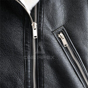 High Street Fashion <b>Leather</b> <b>Jacket</b> Winter Wear Custom Design Genuine <b>Leather</b> Plus Size <b>Men</b> Casual Wear Winter <b>Jacket</b> - Product Image 6