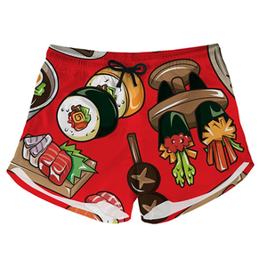 Vente en gros de shorts éponge français pour femmes à la mode shorts à motifs chauds respirants à prix compétitif - Product Image 1