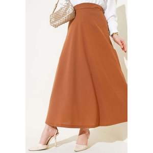 <b>Flared</b> Model <b>Skirt</b> Tan - Product Image 3