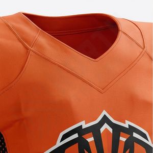 Uniforme de football américain unisexe confortable à manches courtes, taille adulte, respirant, séchage rapide, antibactérien, vêtements de performance - Product Image 4