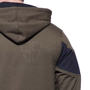 Top Fashion 100% Coton Polyester Sweats à capuche surdimensionnés de haute qualité pour hommes Motif solide Style d'hiver quantité minimale de commande bas - Product Image 6