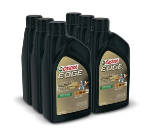 Achetez l'huile moteur entièrement synthétique Castrols Edge Advanced Premium 5W-40, 1 qt (lot de 6), livraison rapide - Product Image 3