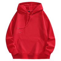 Yüksek kalite 100% pamuklu kazak polar Hoodie özel Logo erkek kadın boy kazak High-End Unisex giyim 3D