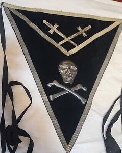 Masonic Regalia Past Master Delantal Púrpura Bordado a mano | bordado Lodge delantales collares - Product Image 3
