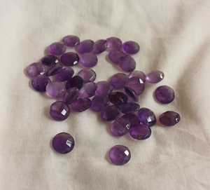 Vente en gros de pierres précieuses en vrac d'améthyste violette de taille libre pour l'utilisation de bijoux de collier - Product Image 2
