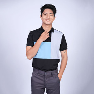 เสื้อโปโลผู้ชายแขนสั้นผ้ายืดเสื้อโปโลสำหรับผู้หญิงชุดเครื่องแบบเสื้อเชิ้ตทำจากเวียดนามสไตล์โมเดิร์น - Product Image 6