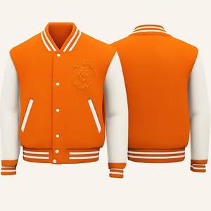 Veste de baseball formelle Oem avec logo brodé personnalisé manches en cuir d'hiver de haute qualité veste universitaire Letterman support unisexe - Product Image 4