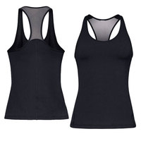 Débardeur court d'été pour femme de haute qualité en jersey crocheté Spandex/Polyester respirant, idéal pour le fitness et les tenues décontractées, conception sans couture