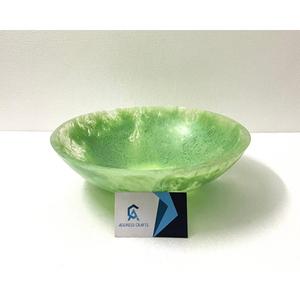 Cuencos de ensalada de resina de alta calidad, cuencos de fruta de resina de remolino únicos hechos a mano, vajilla para el hogar, Hotel, restaurante, cuencos para servir - Product Image 3