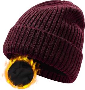 Gorro de invierno tejido para mujer, gorro de lana suave, elegante, elegante, cálido, ideal para viajes y clima frío al aire libre - Product Image 1
