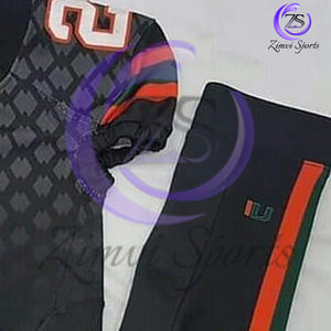 ชุดฟุตบอลอเมริกันแบบซับลิเมชั่นสั่งทำพิเศษปี 2025 พร้อมกางเกงยืดหยุ่น เหมาะสำหรับโรงเรียน ชมรม ทีม โดย Zimvi Sports - Product Image 5