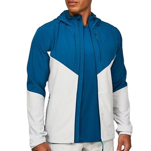 Chaqueta con Capucha Premium con Logotipo Personalizado y Bolsillo con Cremallera Reflectante, Chaquetas para Hombre, Cortavientos Ligero, Chaquetas Impermeables - Product Image 4