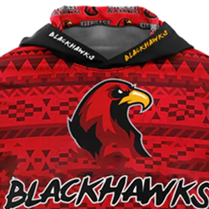 Customized Youth Men 7v7 Football Uniforms Hooded Sublimation 100% Polyester Team Logo Name 7on7 Sets - Product Image 2