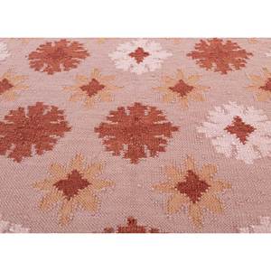 Alfombras de Lana Hechas a Mano Alhambra, Diseño de Tejido Plano, Rosa, Morado, Geométrico, Abstracto, para el Hogar, Rectangular, para Pasillo, Felpa, para Sala de Estar - Product Image 3