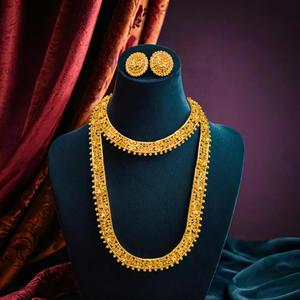 ชุดต่างหูสร้อยคอ2025พร้อมทอง22K ชุดต่างหูสร้อยคอสไตล์อินเทรนด์ - Product Image 1