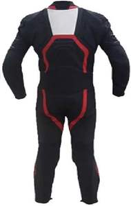 Combinaison de course personnalisée de haute qualité dernier style veste de moto en cuir véritable respirant imperméable OEM équipement de course en deux pièces - Product Image 6