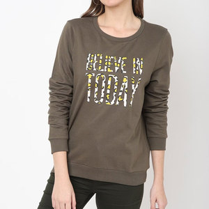 Venta al por mayor de alta calidad de las mujeres de cuello redondo sudadera de lana de las mujeres pulóver sudadera, sudadera para las mujeres - Product Image 1