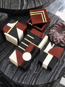 Joyero lacado de color de diseño personalizado, madera MDF, Cajas de Regalo de madera de lujo, mayorista en Vietnam - Product Image 6