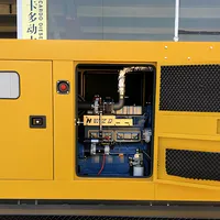 Groupe électrogène diesel triphasé Weifang ZH4105ZD 50KW 60KVA super insonorisé sur remorque mobile avec capot silencieux, démarrage automatique ATS