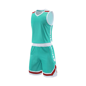 Vente en gros bon marché 100% tissus en polyester de haute qualité avec logo USA pour hommes ensemble de maillots d'uniformes de basket-ball réversibles sublimés - Product Image 1