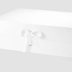 Customize Size Small to Extra <b>Large</b> Luxury Big Magnetic Flap <b>Gift</b> <b>Boxes</b> Packaging Wholesale White with Ribbon - Product Image 3