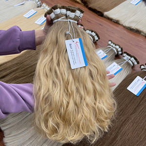 Meilleure vente 100% extensions de cheveux humains vietnamiens bruts de haute qualité en vrac non transformés ondulés naturels Double top 1 vietnamien - Product Image 4