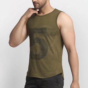 Ropa deportiva Camiseta sin mangas de secado rápido para hombre Camiseta sin mangas de algodón poliéster hecha de alta calidad para hombre - Product Image 3