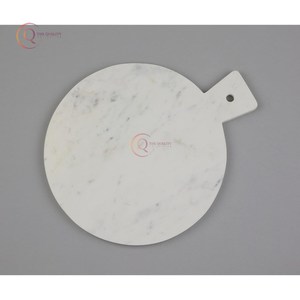 Bloc à découper de cuisine en marbre blanc élégant et créatif avec poignée et bloc à découper de la meilleure qualité au meilleur prix pour la cuisine et la maison - Product Image 4