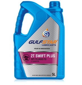 Gulfstar 2T Swift PLUS น้ำมันหล่อลื่นสำหรับรถยนต์ที่ระบายความร้อนด้วยอากาศได้รับการรับรองมาตรฐาน ISO จากการผสมน้ำมันคอมเพรสเซอร์ด้วยตัวเอง - Product Image 1